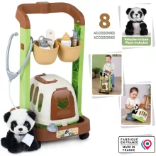 Smoby Állatorvosi kocsi plüss pandával