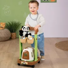 Smoby Állatorvosi kocsi plüss pandával