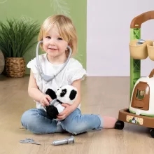 Smoby Állatorvosi kocsi plüss pandával
