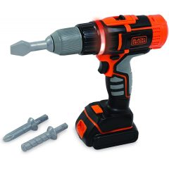   Smoby 360106 Black & Decker játék akkumulátoros fúrógép