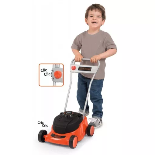 Smoby 360159 Black & Decker játék fűnyíró