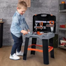 Smoby Black & Decker hordozható játék szerelőasztal szerszámokkal