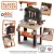   Smoby Black & Decker Bricolo Builder játék szerelőasztal 87db kiegészítővel és daruval