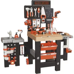   Smoby Black & Decker Mega Center játék szerelőasztal 113 kiegészítővel