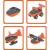   Smoby Black & Decker Mega Center játék szerelőasztal 113 kiegészítővel