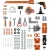   Smoby Black & Decker Bricolo Builder játék szerelőasztal daruval