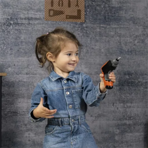 Smoby Black & Decker Bricolo Builder játék szerelőasztal daruval