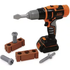   Smoby Black & Decker játék mechanikus fúrógép kiegészítőkkel
