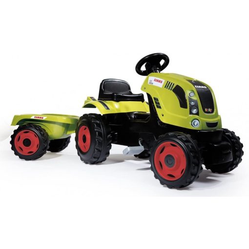 Smoby 710114 Claas Farmer XL pedálos traktor utánfutóval