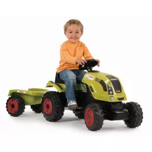 Smoby 710114 Claas Farmer XL pedálos traktor utánfutóval