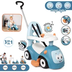   Smoby 720304 Maestro 3 az 1-ben bébitaxi, babakocsi és járássegítő