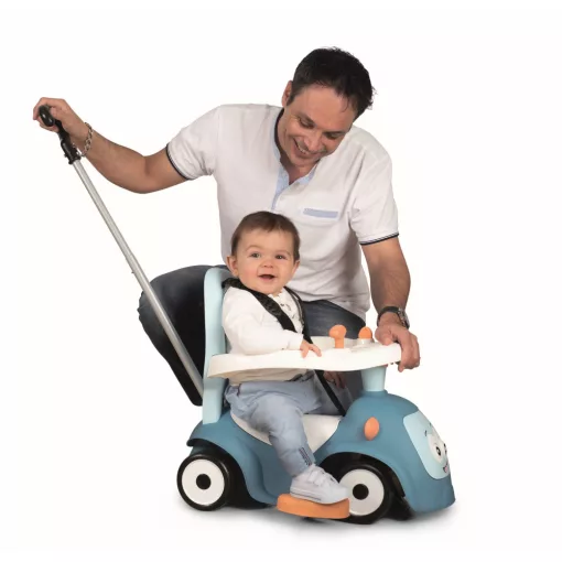 Smoby 720304 Maestro 3 az 1-ben bébitaxi, babakocsi és járássegítő