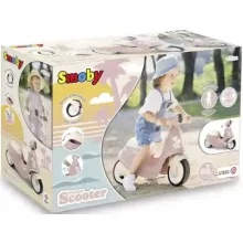 Smoby lábbal hajtós játék motor, Vespa robogó, rózsaszín