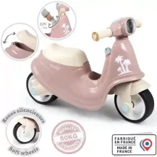 Smoby lábbal hajtós játék motor, Vespa robogó, rózsaszín