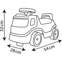 Smoby Interaktív tűzoltóautó bébitaxi tárolóval