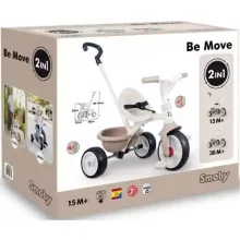 Smoby Be Move pedálos fém tricikli - rózsaszín