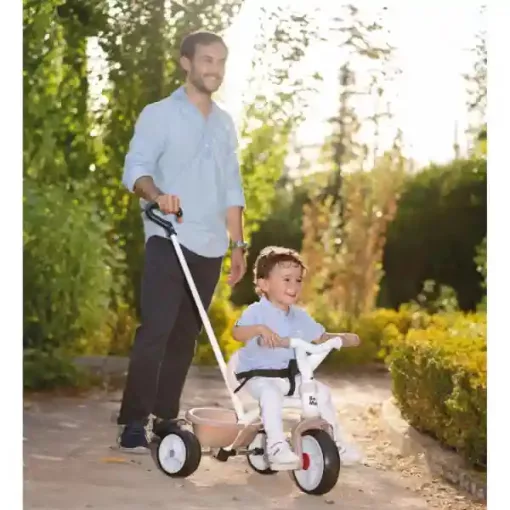 Smoby Be Move pedálos fém tricikli - rózsaszín