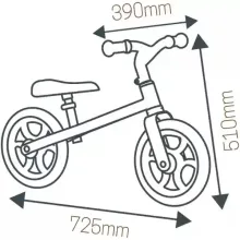 Smoby Balance First Bike fémvázas futóbicikli