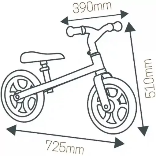 Smoby Balance First Bike fémvázas futóbicikli