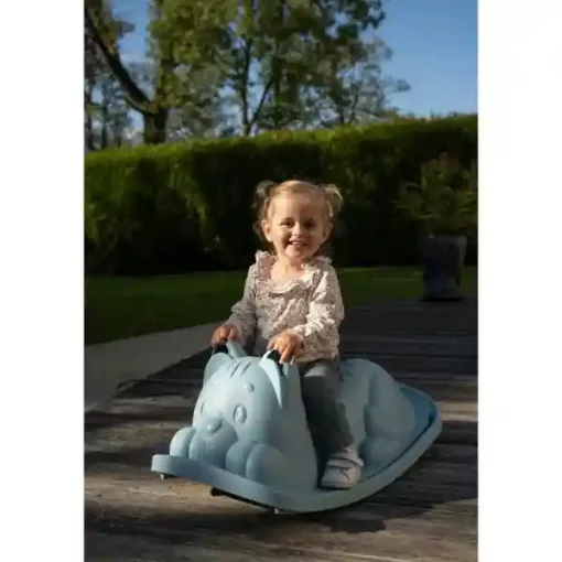 Smoby egyszemélyes cicás libikóka, kék