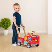 Squirrel Play fa tűzoltóautós járássegítö foglalkoztató központ