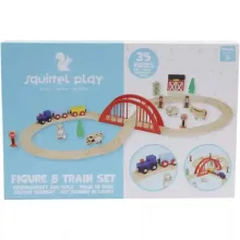 Squirrel Play 35 darabos fa vonatszett