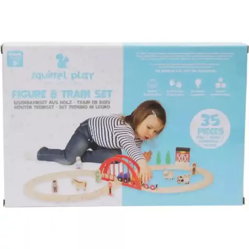 Squirrel Play 35 darabos fa vonatszett