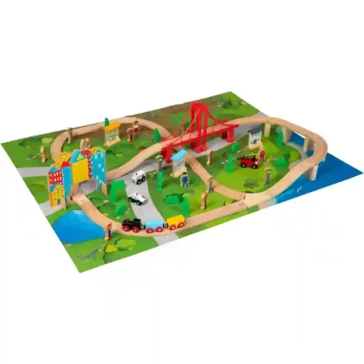 Squirrel Play 80 darabos fa vonatszett