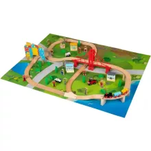 Squirrel Play 80 darabos fa vonatszett