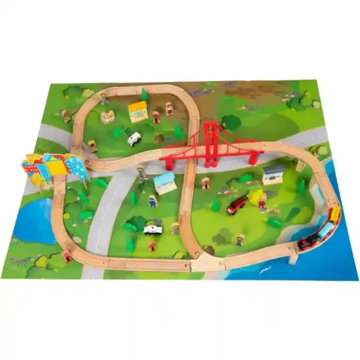 Squirrel Play 80 darabos fa vonatszett