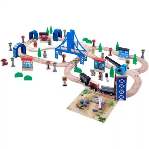 Squirrel Play 100 darabos fa vonatszett