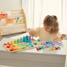 Squirrel Play 102 darabos fa szám- és betűtanuló játékkészlet