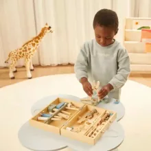 Squirrel Play fa hordozható szerszámosláda szerszámokkal