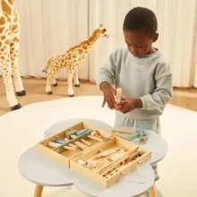Squirrel Play fa hordozható szerszámosláda szerszámokkal