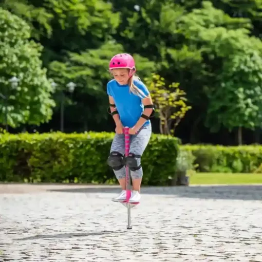 Sport pogo ugrálóbot gyerekeknek - rózsaszín