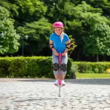 Sport pogo ugrálóbot gyerekeknek - rózsaszín