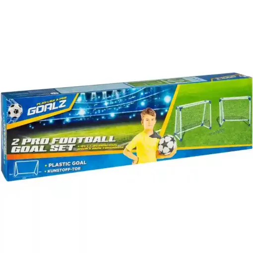 Goalz 2db focikapu hálóval 104 x 88 cm