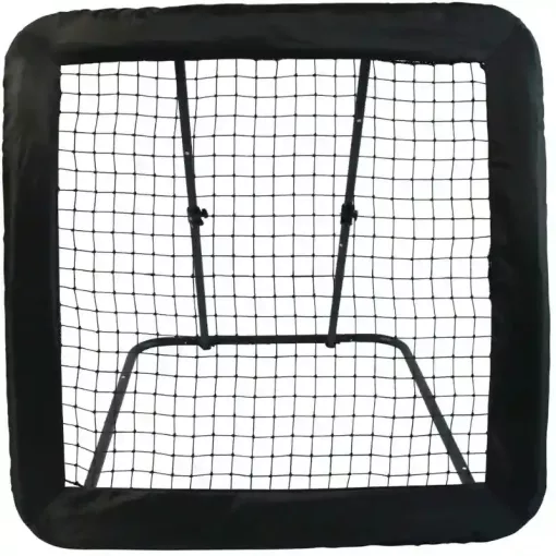 Állítható fémvázas rúgófal (palánk) fociedzéshez 124 x 124 cm