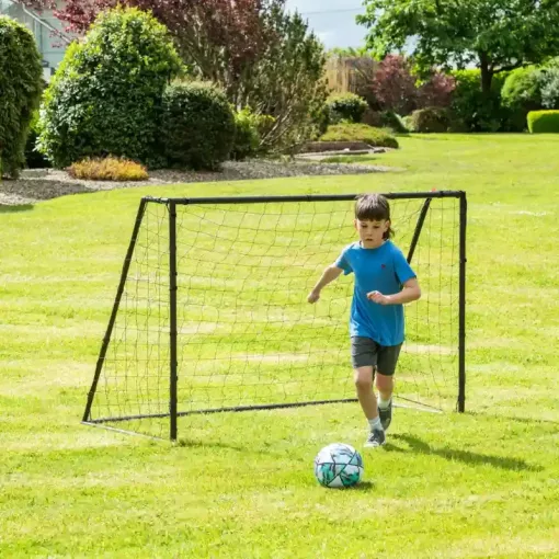 Goalz fém focikapu hálóval 182 x 122 cm