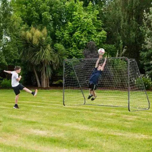 Goalz fém focikapu hálóval 308 x 183 cm