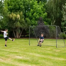 Goalz fém focikapu hálóval 308 x 183 cm