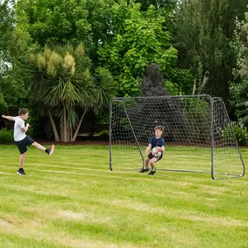 Goalz fém focikapu hálóval 308 x 183 cm