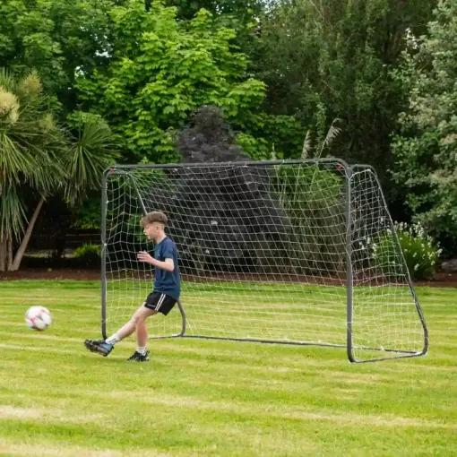 Goalz fém focikapu hálóval 308 x 183 cm