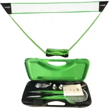 Hordozható tollaslabda készlet hálóval