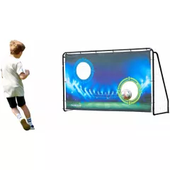   Arena Sport fém focikapu hálóval és célfallal 243 x 152 cm