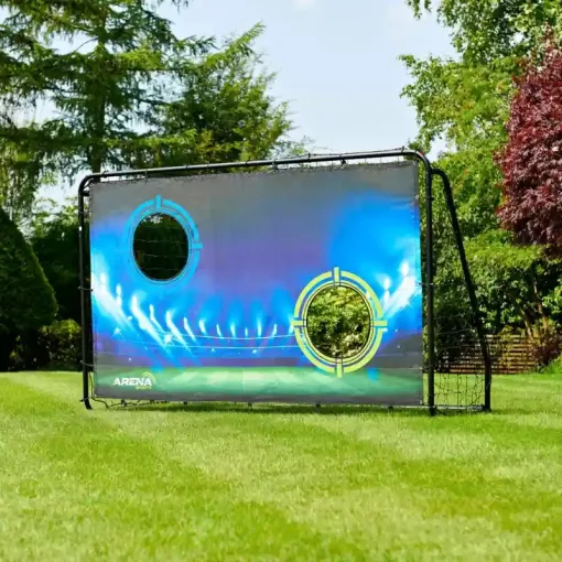 Arena Sport fém focikapu hálóval és célfallal 243 x 152 cm