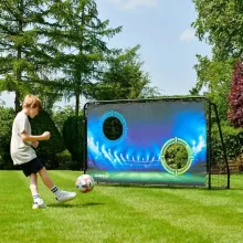 Arena Sport fém focikapu hálóval és célfallal 243 x 152 cm