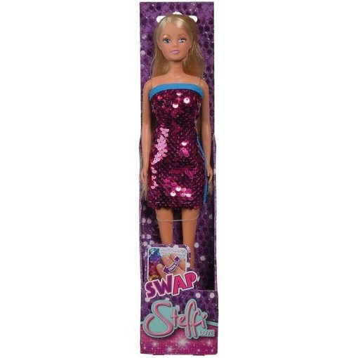 Steffi Love - Steffi baba rózsaszín színű flitteres ruhában (105733366)