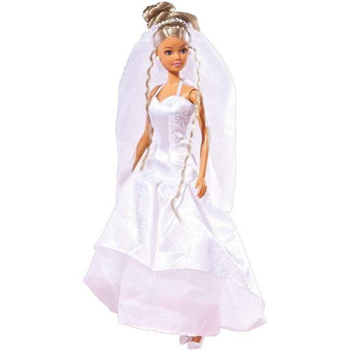 Steffi Love - Steffi baba szatén szoknyás esküvői ruhában (105733414)