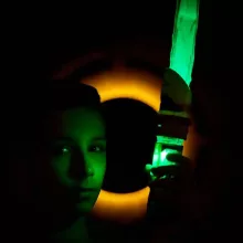 Hasbro Star Wars - Lightsaber Power-Kristall Kyber Core interaktív színváltós fénykard